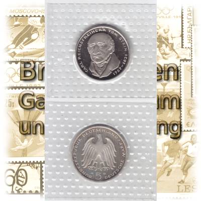 1981 5 DM Münze Carl Reichsfreiherr vom Stein #10029 (1000x1795)