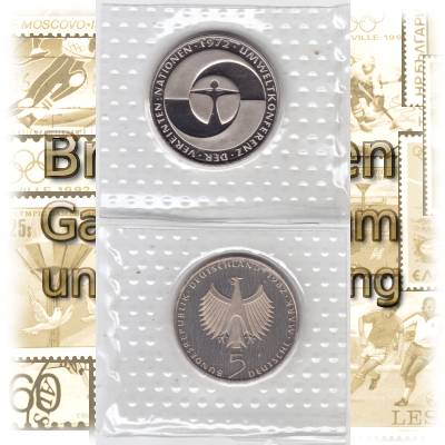 1982 5 Deutsche Mark Vereinte Nationen (UNEP) #10031 (1000x1747)