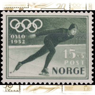Briefmarken Norwegen Olympiade #10074 (800x630)