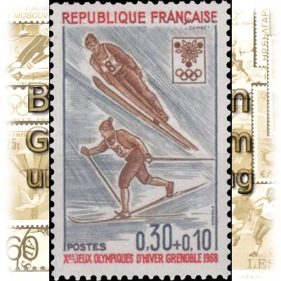 Briefmarken Frankreich Olympiade #10109 (600x921)