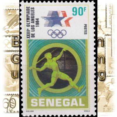 Briefmarken Senegal Olympiade #10114 (600x896)