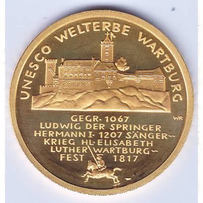 2011 100 Euro BRD UNESCO Wartburg (2) #10217 (800x842)