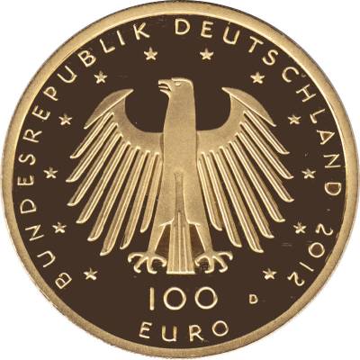 2012 100 Euro BRD UNESCO Aachener Dom (1) #10220 (800x801)