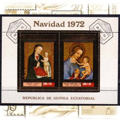 Block Briefmarke Weihnachten 1972 #10839 (800x608)