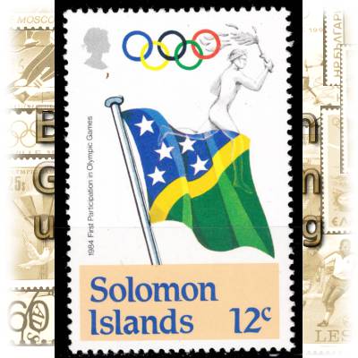Australien Salomonen-Inseln 1984  Briefmarke ... #10879 (500x720)