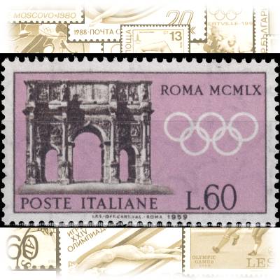 Briefmarken 1959 Italien zur Olympiade 1960 in Rom #10979 (800x497)