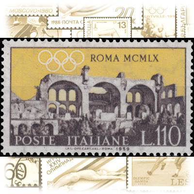 Briefmarken 1959 Italien zur Olympiade 1960 in Rom #10980 (800x490)