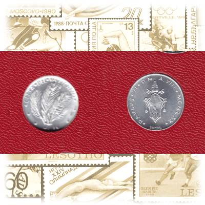 Vatikan 1 Lire MCMLXX 1970 #11036 (1000x500)