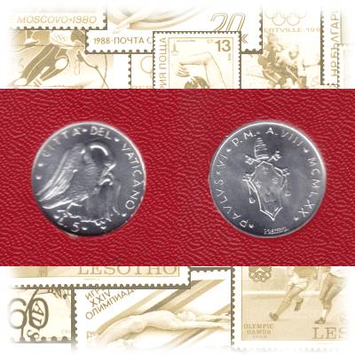 Vatikan 5 Lire MCMLXX 1970 #11038 (1000x500)