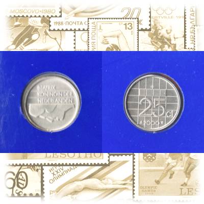 KMS Niederlande 2000 25 Cent #11051 (1000x500)