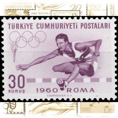 Olympiade in Rom, Italien 1960. Briefmarken ... #11108 (800x583)