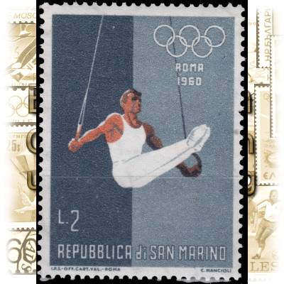 Alte Briefmarken 1960, von San Marino zur Olympiade ... #11112 (700x940)