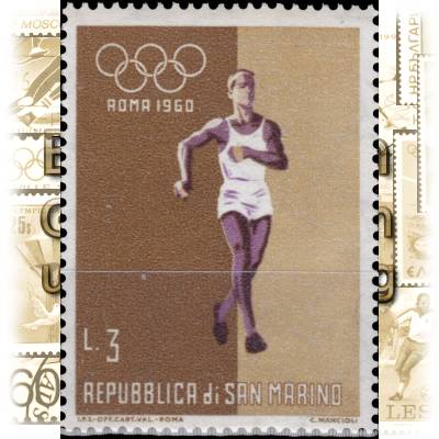 Alte Briefmarken 1960, von San Marino zur Olympiade ... #11113 (700x966)