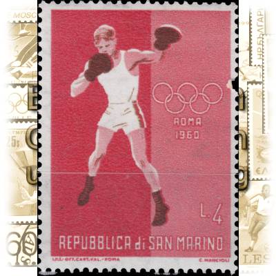 Alte Briefmarken 1960, von San Marino zur Olympiade ... #11114 (700x958)
