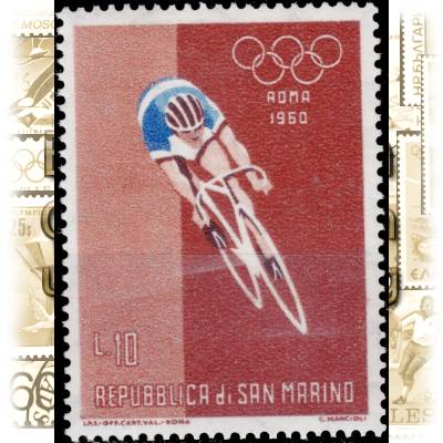 Alte Briefmarken 1960, von San Marino zur Olympiade ... #11116 (700x927)