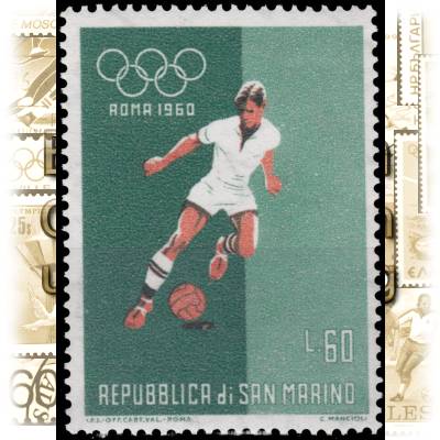 Alte Briefmarken 1960, von San Marino zur Olympiade ... #11119 (700x935)