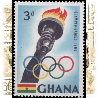 Briefmarken 1960 Afrika Ghana Olympiade in Rom #11209 (700x924)