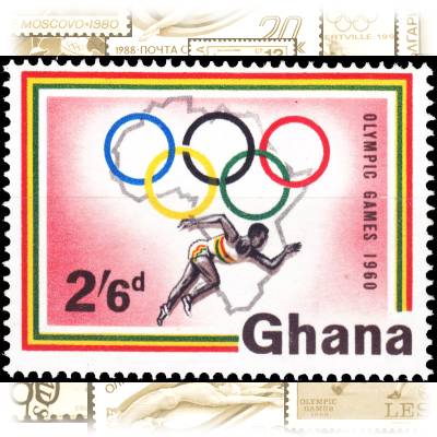 Briefmarken 1960 Afrika Ghana Olympiade in Rom #11212 (800x597)