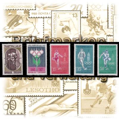 Briefmarkensatz 1960 Tunesien Olympiade in Rom #11219 (1500x447)