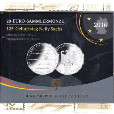 20 Euro BRD-2016 Nelly Sachs #11242 (1000x812)