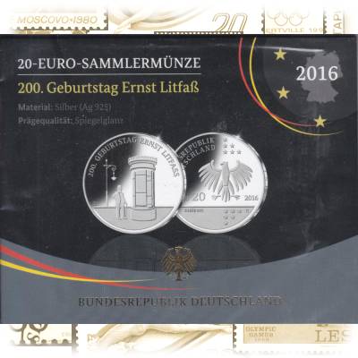 20 Euro BRD-2016 Ernst Litfaß #11243 (1000x810)