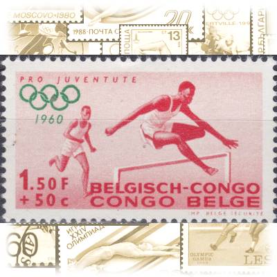 Briefmarken Belgisch-Kongo olympischen Spielen #11250 (800x486)