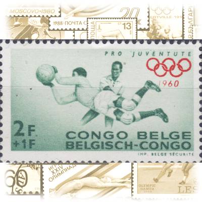 Briefmarken Belgisch-Kongo olympischen Spielen #11251 (800x488)