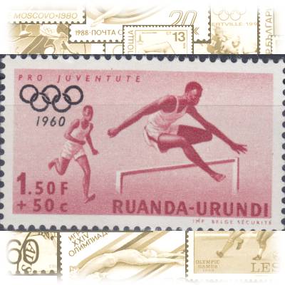 1960 Afrika Ruanda-Urundi Olympiade in Rom #11269 (800x495)