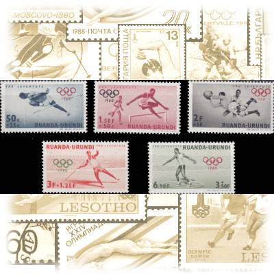 1960 Afrika Ruanda-Urundi Olympiade in Rom #11273 (1500x624)