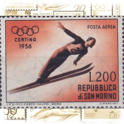 Flugpostmarke San Marino 1955 viel Wert #11407 (800x597)