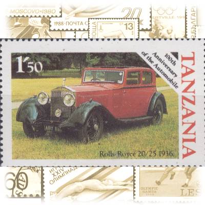 Briefmarken Tansania 1986 Automobile #11709 (800x501)