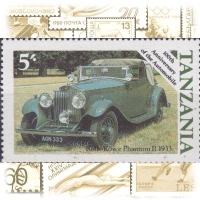 Briefmarken Tansania 1986 Automobile #11710 (800x498)