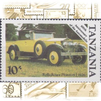 Briefmarken Tansania 1986 Automobile #11711 (800x503)