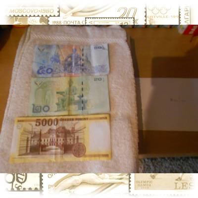 Neue Banknoten 20, 50 Baht Thailand und 5000 Forint ... #11734 (2592x1944)