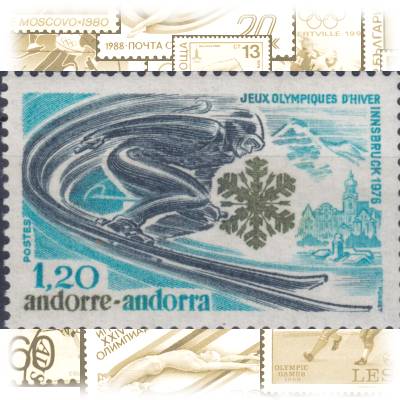 Briefmarken Sport Abfahrtslauf #11786 (800x515)