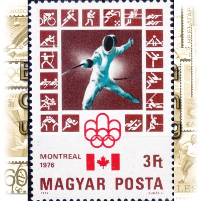 Briefmarken mit Sport Fechten #11800 (600x825)