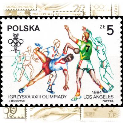 Briefmarken Sport Handball #11808 (800x596)