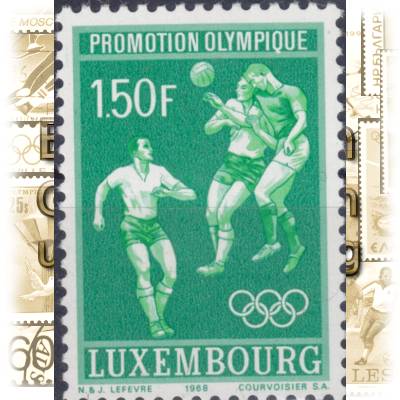 Luxemburg Briefmarken zu Olympia 1968 #11834 (600x823)