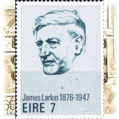 Briefmarken-Satz mit James Larkin #11948 (600x805)