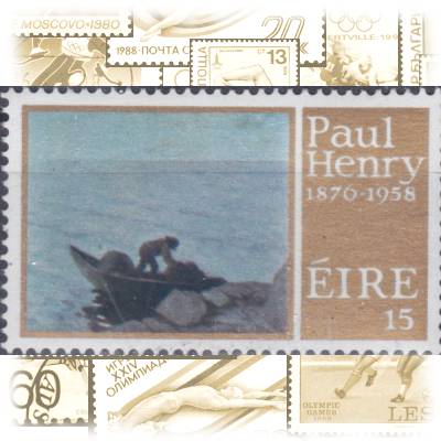 Sondermarke Zeitgenössische Kunst in Irland #11963 (600x366)