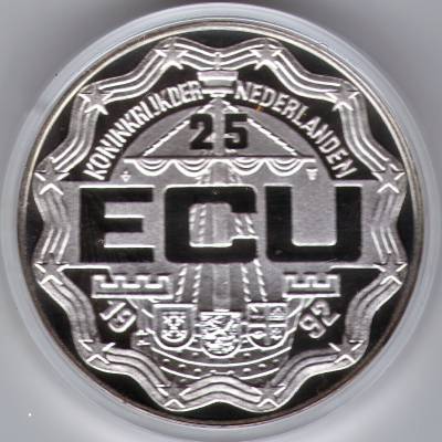 25 ECU-Münze Niederlande Vs #12236 (400x400)