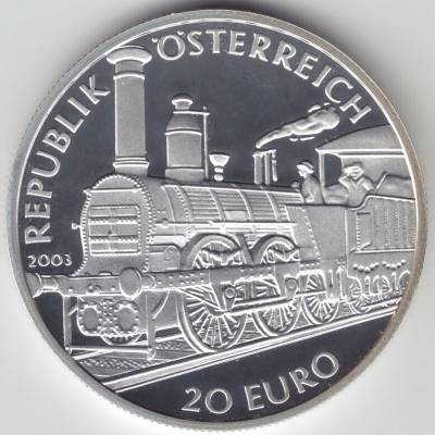 Echte Gedenkmünze von Österreich 2003 ... #12238 (800x800)