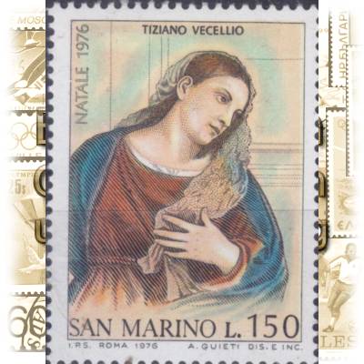 Weihnachten Briefmarken San Marino von 1976 #13066 (600x800)