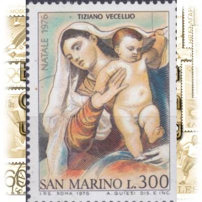 Weihnachten Briefmarken San Marino von 1976 #13067 (600x802)