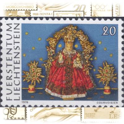 Beispiel einer Briefmarke aus Liechtenstein 1976 #13100 (600x438)