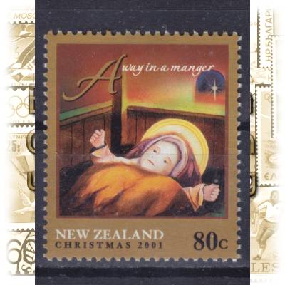 Briefmarken Neuseeland zu Weihnachten 2001 #13417 (600x794)