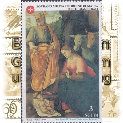 Postfrische Briefmarken vom Malteserorden zu Weihnachten ... #13449 (600x905)