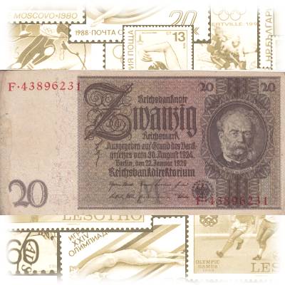 20 Mark Deutsches Reich 1929 #13463 (800x407)