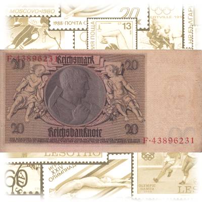 20 Reichsmark Reichsbanknote #13464 (800x408)