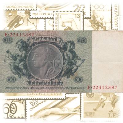 50 Reichsmark Reichsbanknote #13466 (800x406)